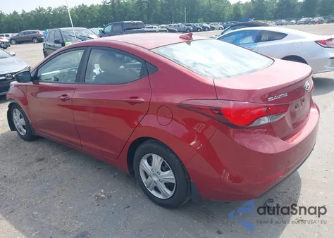 2016 Hyundai Elantra Se из США, поврежденный, VIN 5NPDH4AE6GH721058